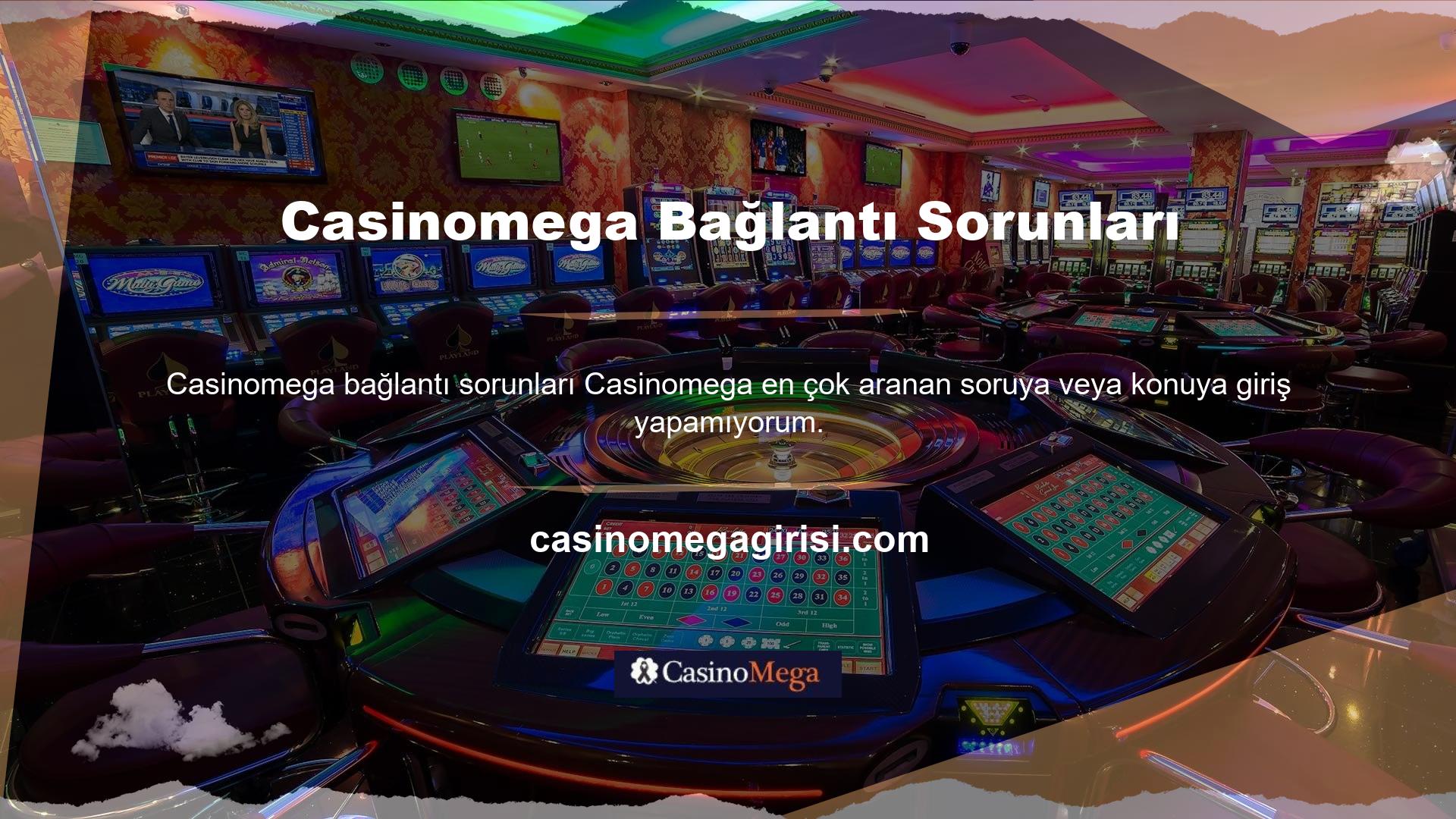 Aboneliğiniz iptal mi edildi? Birçok kullanıcı (çoğunlukla yeni kullanıcılar), Türkiye pazarındaki mevcut üyelikler ve Casinomega ile ilgili giriş sorunlarından endişe duymaktadır