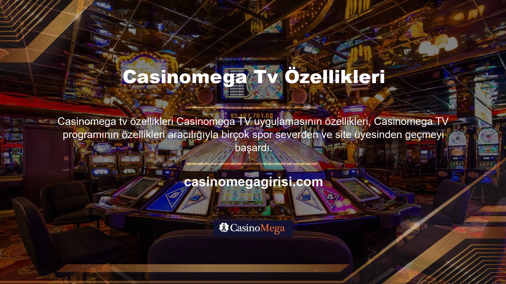 Sitenin TV uygulaması, para ödemeden kullanıcılara sunulmaktadır